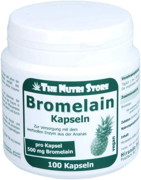Bromelain 500 mg 100 Vegetarische Kapseln