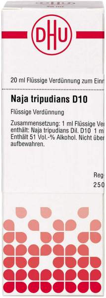 Dhu Naja Tripudians D10 Dilution 10 ml