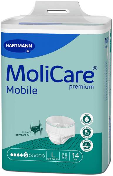 Molicare Premium Mobile 5 Tropfen L 14 Beutel