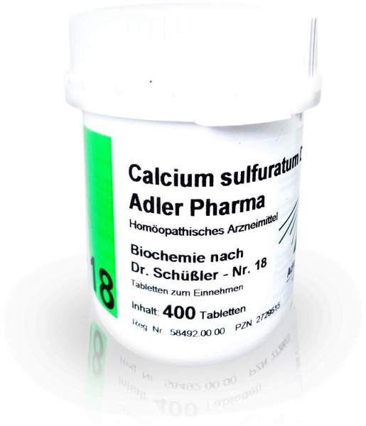 Biochemie Adler 18 Calcium Sulfuricum D 12 400 Tabletten