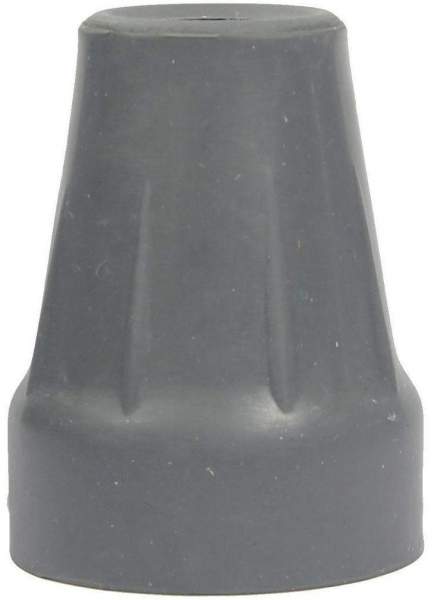 Krückenkapsel 18-19mm Grau Stahleinlage