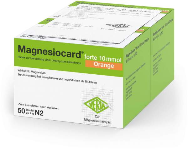 Magnesiocard Forte 10 Mmol Orange 100 Beutel