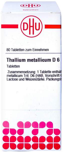 Thallium Metallicum D6 Tabletten 80 Tabletten