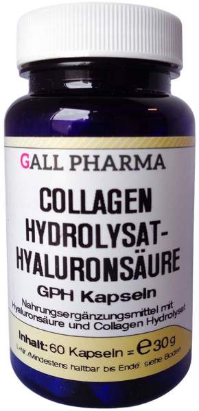 Collagen Hydrolysat Hyaluronsäure Gph Kapseln 60 Stück