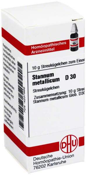 Stannum Metallicum D 30 10 G Globuli