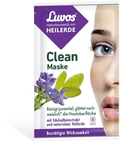 Luvos Naturkosmetik Heilerde Clean-Maske 2 X 7,5 ml Beutel