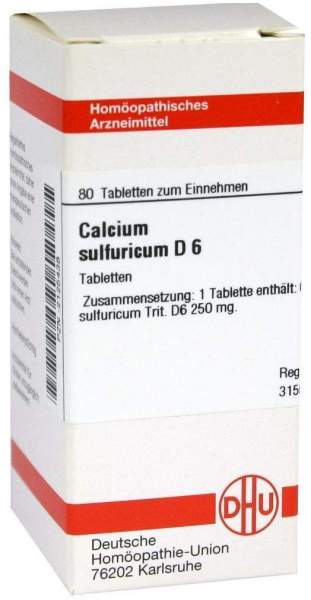 DHU Calcium sulfuricum D6 80 Tabletten