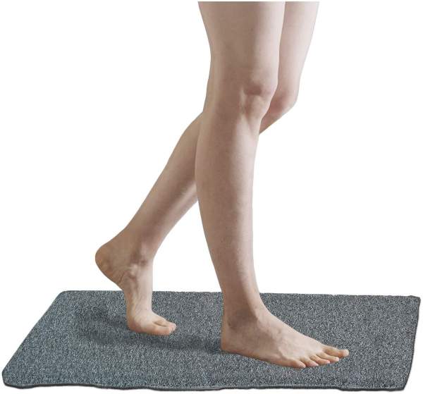 Wellness Fußmatte schwarz 40 x 60 cm, 1 Stück