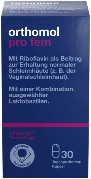 Orthomol pro fem 30 Kapseln