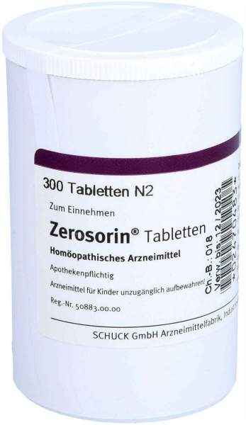 Zerosorin Tabletten 300 Tabletten