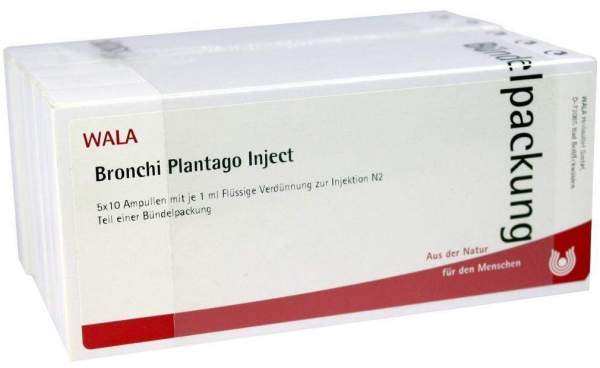 Bronchi Plantago Inject Ampullen 50 X 1 ml