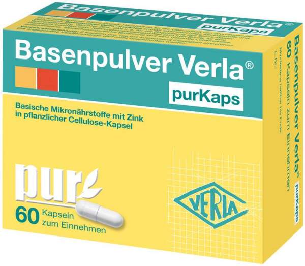 Basenpulver Verla® purKaps 60 Kapseln