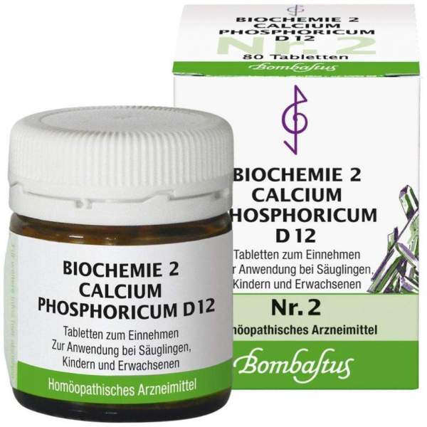Biochemie Bombastus 2 Calcium phosphoricum D 12 80 Tabletten