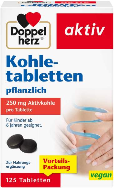 Doppelherz aktiv Kohletabletten 125 Tabletten