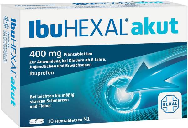 IbuHexal akut 400 mg 10 Filmtabletten