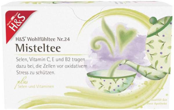 H&amp;S Misteltee Mit Selen und Vitaminen 20 X 2 G Filterbeutel