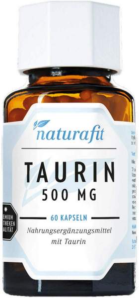 Naturafit Taurin 500 mg 60 Kapseln