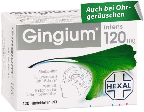 Gingium intens 120 mg 120 Filmtabletten