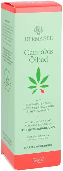 Dermasel Cannabis Ölbad Rose limited edition 250 ml