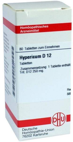 Dhu Hypericum D12 80 Tabletten