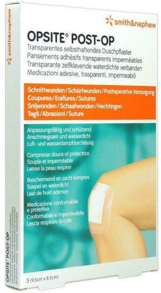 Opsite Post-Op 9,5x8,5cm Verband 5 Verbände