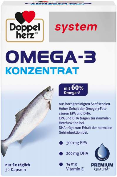 Doppelherz Omega-3 Konzentrat System 30 Kapseln