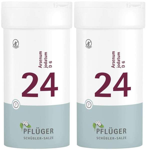 Biochemie Pflüger 24 Arsenum jodatum D6 2 x 400 Tabletten