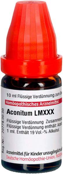 Lm Aconitum Xxx Dilution 10 ml