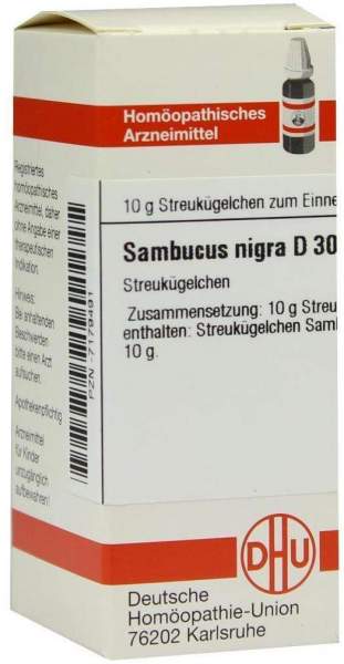 DHU Sambucus Nigra D30 10 G Globuli