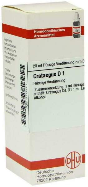 Dhu Crataegus D1 20 ml Dilution