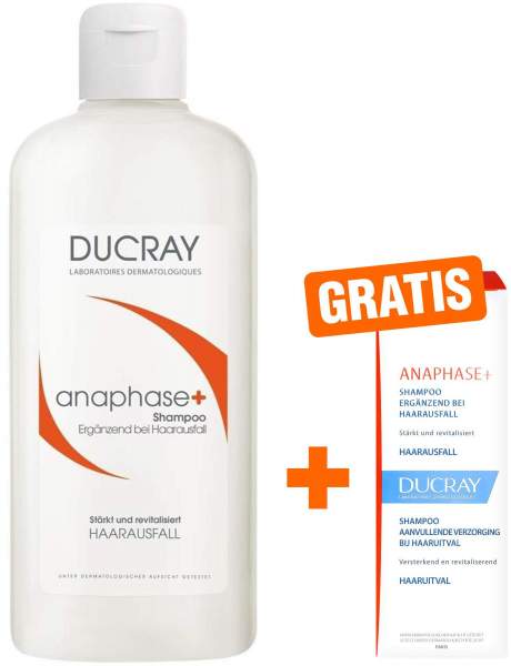 Ducray Anaphase+ Haarausfall Shampoo 400 ml + gratis Ducray Anaphase+ Shampoo 100 ml