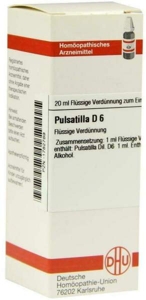 Dhu Pulsatilla D6 20 ml Dilution