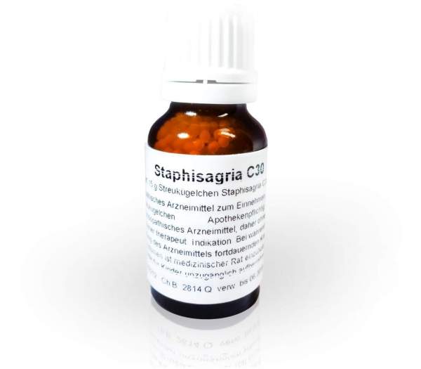 Staphisagria C30 15 G Globuli
