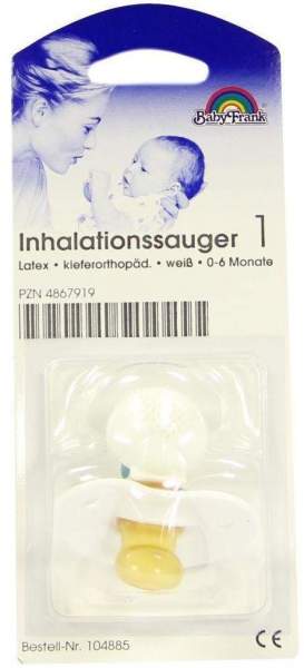 Sauger Inhalation Klein 104885 Weiß Kieferorthopädische Form