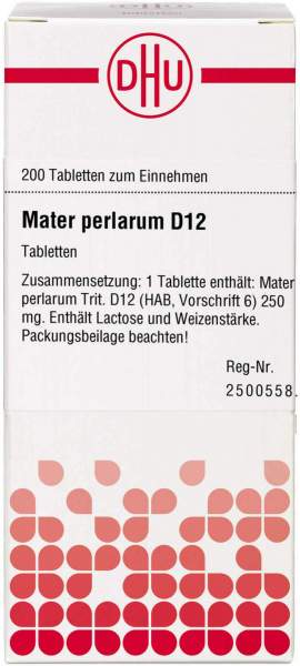 Mater Perlarum D 12 Tabletten 200 Stück