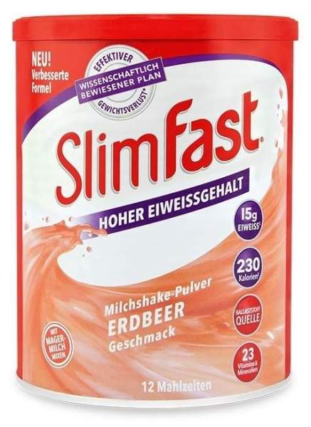Slim Fast Drink Erdbeere 438 g Pulver