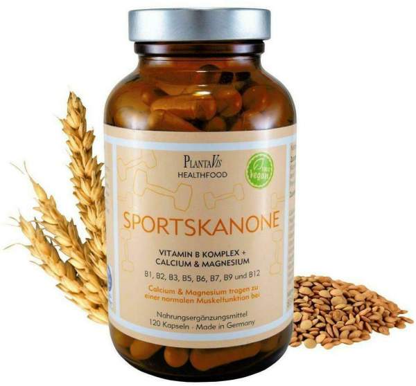 SPORTSKANONE B-Komplex m.Magnesium &amp; Calcium Kaps.