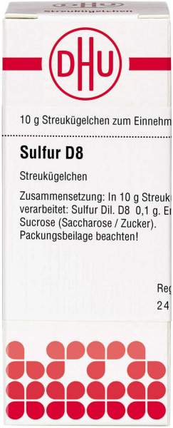 Sulfur D 8 Globuli 10 g