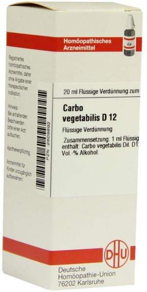 DHU Carbo vegetabilis D12 Dilution