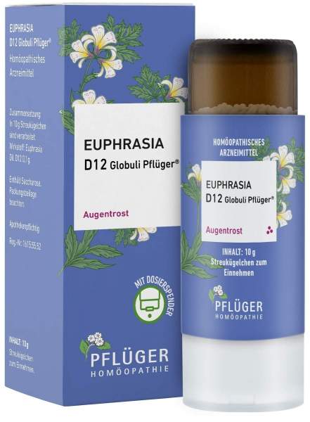 Euphrasia D 12 Globuli Pflüger Dosierspender 10 g