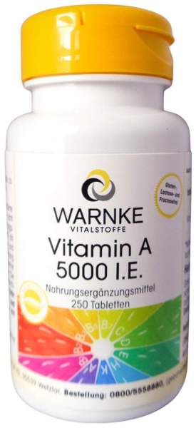 Vitamin A 5.000 I.E. Tabletten
