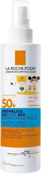 La Roche Posay Anthelios Dermo-Kids Invisible UVMune 400 LSF50 200 ml Spray