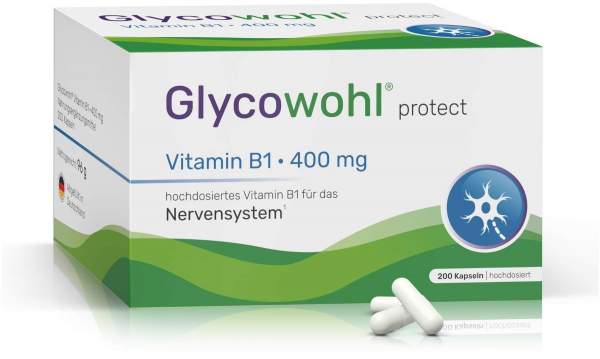 Glycowohl protect Vitamin B1 400 mg 200 Kapseln