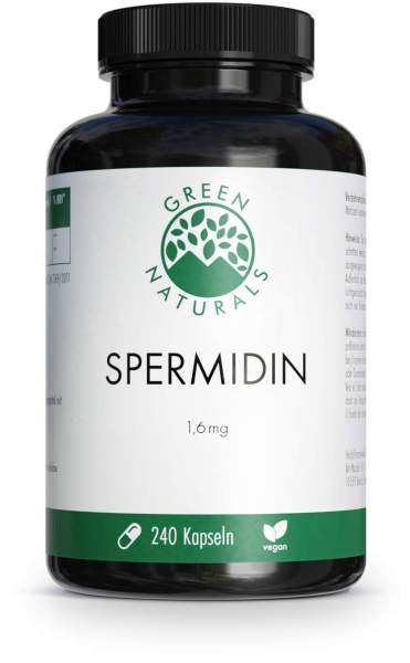 Green Naturals Spermidin 1,6 mg Vegan 240 Kapseln