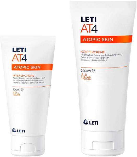 LETI AT4 Intensivcreme 100 ml + LETI AT4 Körpercreme 200 ml
