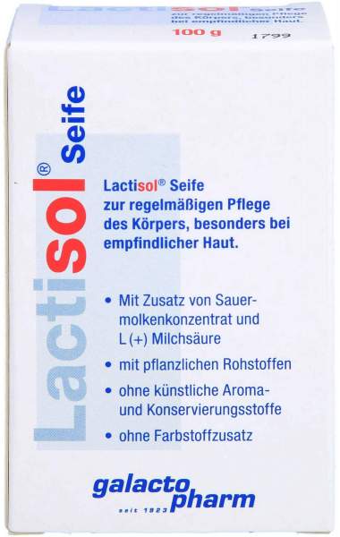 Lactisol Seife Regelmäßige Pflege bei Empfindlicher Haut