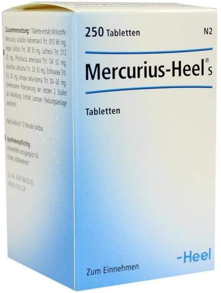 Mercurius Heel S Tabletten 250 Tabletten