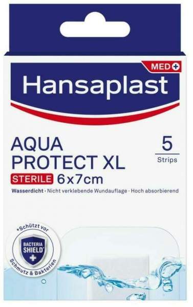 Hansaplast Aqua Protect Xl Pflaster 6 x 7 cm 5 Pflaster