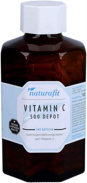 Naturafit Vitamin C 500 Depot Kapseln 240 Stück