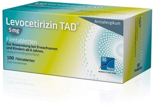 Levocetirizin Tad 5 mg 100 Filmtabletten